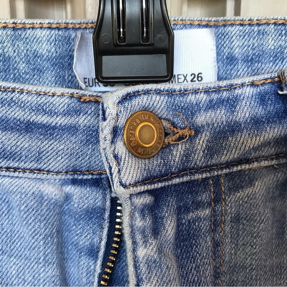 Bershka Jeans US Sz4 5 Pocket Skinny Medium Wash Med Rise - Picture 5 of 9